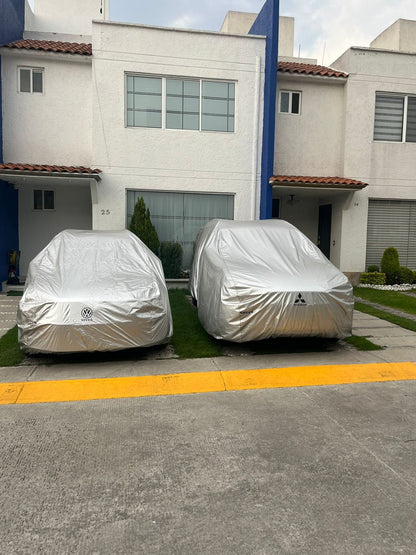 FUNDA PLATEADA ACOLCHADA mx